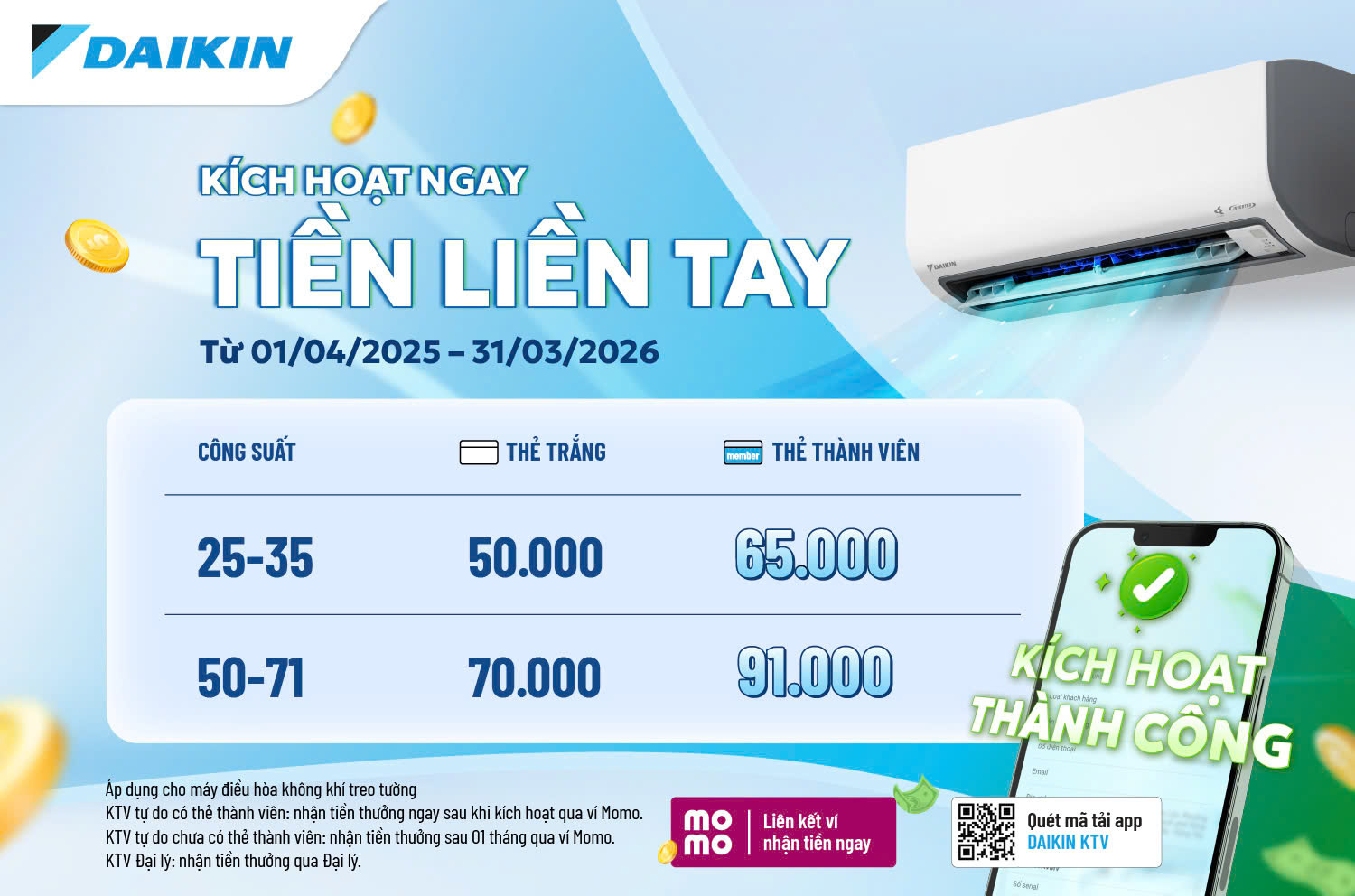 Chương Trình Thưởng “Kích Hoạt Hôm Nay, Nhận Tiền Liền Tay”